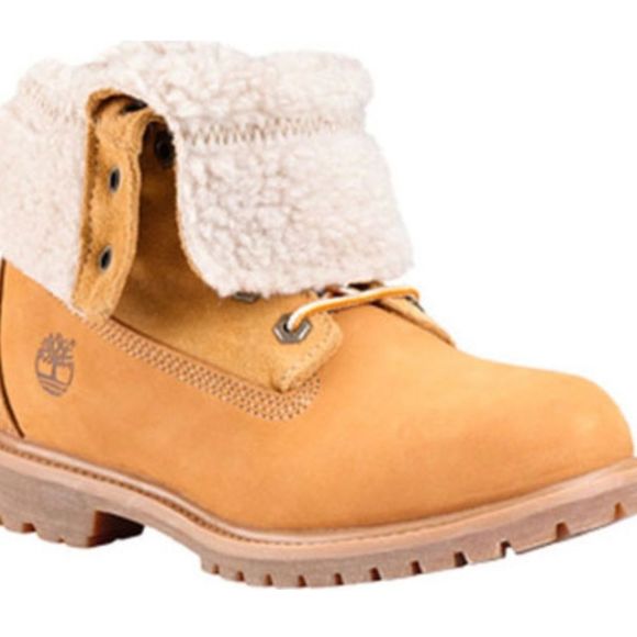 Timberland WOMEN'S JAYNE WATERPROOF FLEECE FOLD-DOWN BOOTS size 8 M - Picture 2 of 15